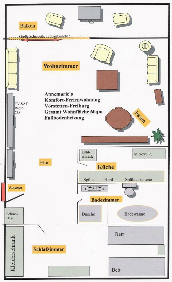 Annes Ferienwohnung Freiburg Vorstetten Luaran gambar